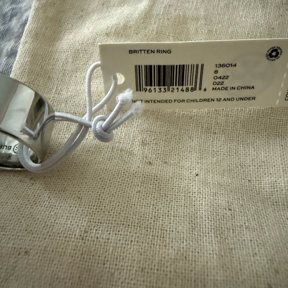 Tory Burch Silver Ring - Picture 3 of 3